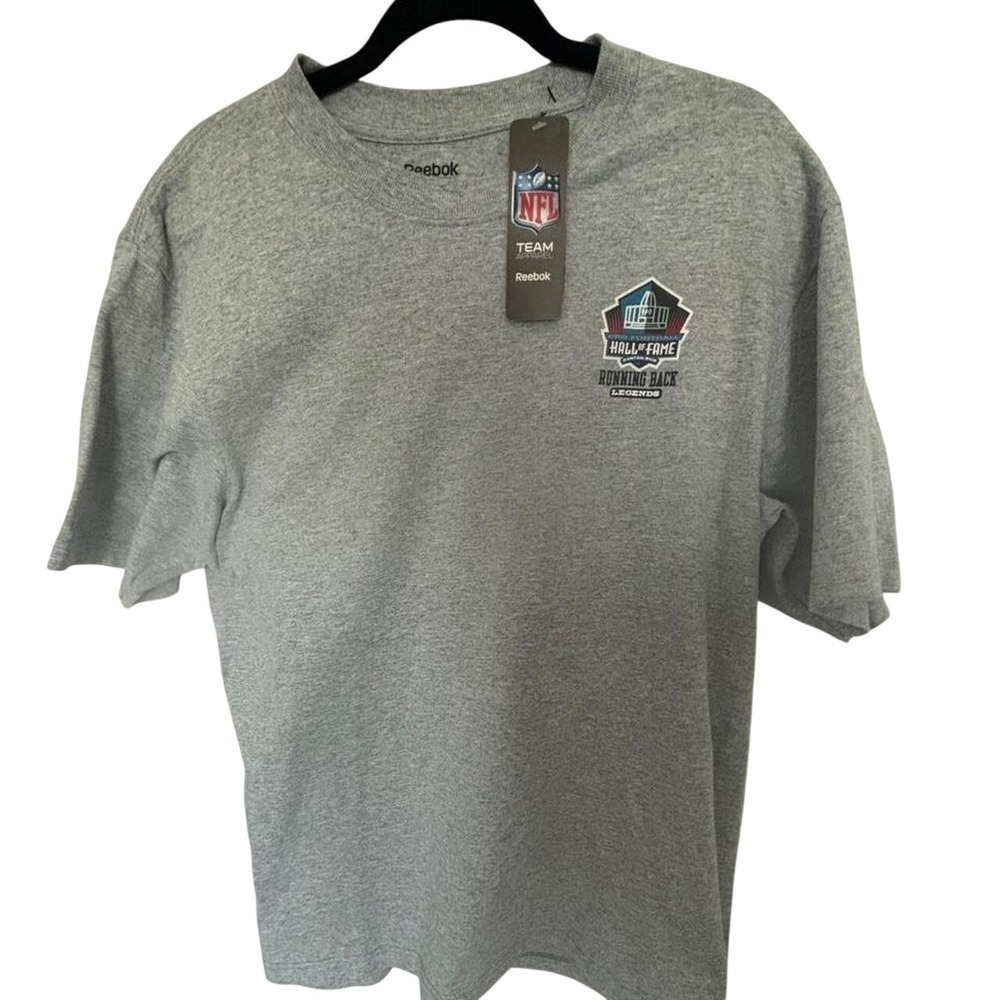 NFL Hall of Fame Running Back Legends large Gray T-Shirt